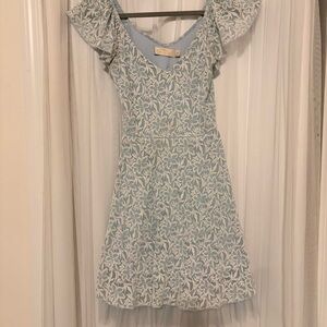Disney Cinderella Blue and White Lace Dress